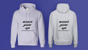 free hoodie mockup front and back - www.mockupgraphics.com