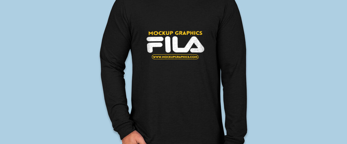 full sleeve t-shirt mockup - www.mockupgraphics.com