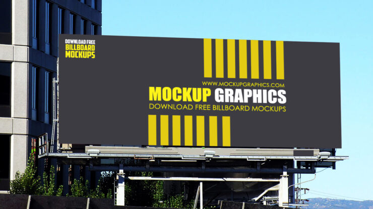 psd billboard mockup - www.mockupgraphics.com