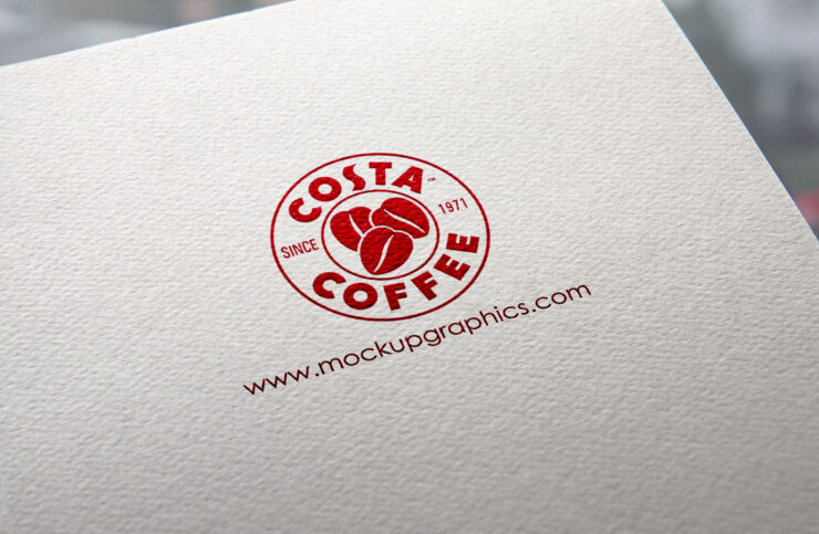 paper logo mockup - www.mockupgraphics.com