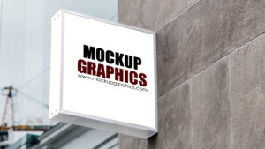 sign logo mockup - www.mockupgraphics.com