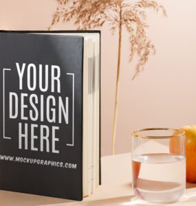 Free_Book_Cover_Standing_Mockup_Design_www,mockupgraphics.com