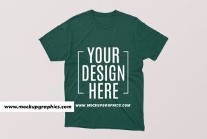 Half_Sleeves_T.Shirt_ Mockup_ Design_www.mockuopgraphics.com