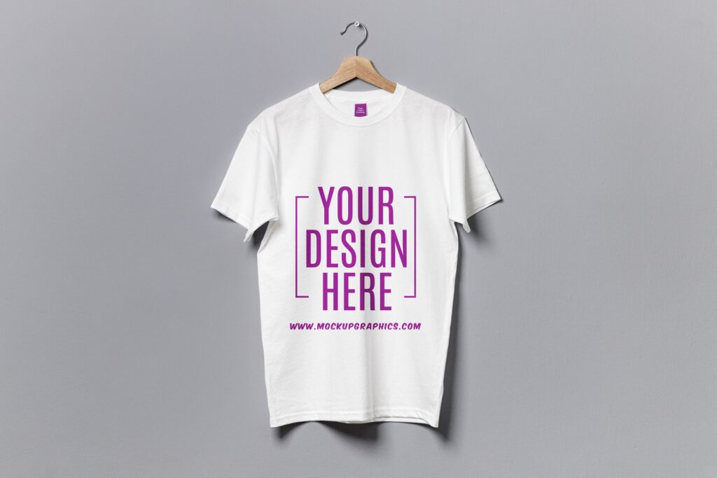 Free Luxury White T.Shirt Mockup Design - Mockup Graphics