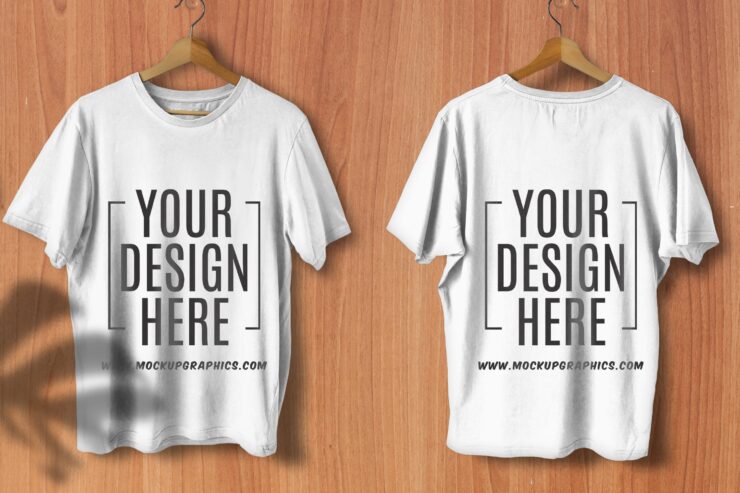 White_Front_and_Back_ T.Shirt_Mockup_Design_www.mockupgraphics.com